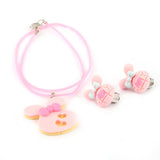 Girls Locket & Bracelet Set - Pink, Kids, Jewellery Sets, Chase Value, Chase Value