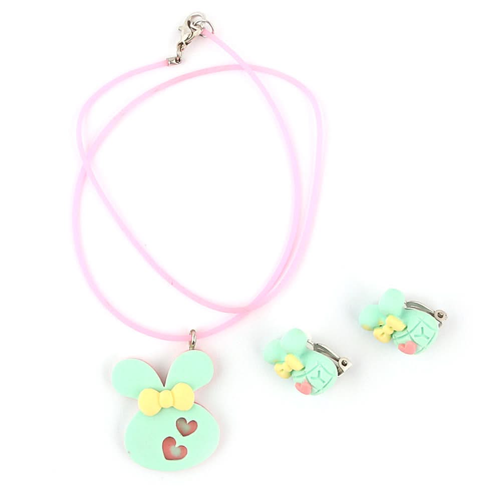 Girls Locket & Bracelet Set -Green, Kids, Jewellery Sets, Chase Value, Chase Value