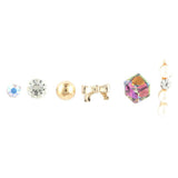 Girl's Fancy Ear Tops - Golden - test-store-for-chase-value