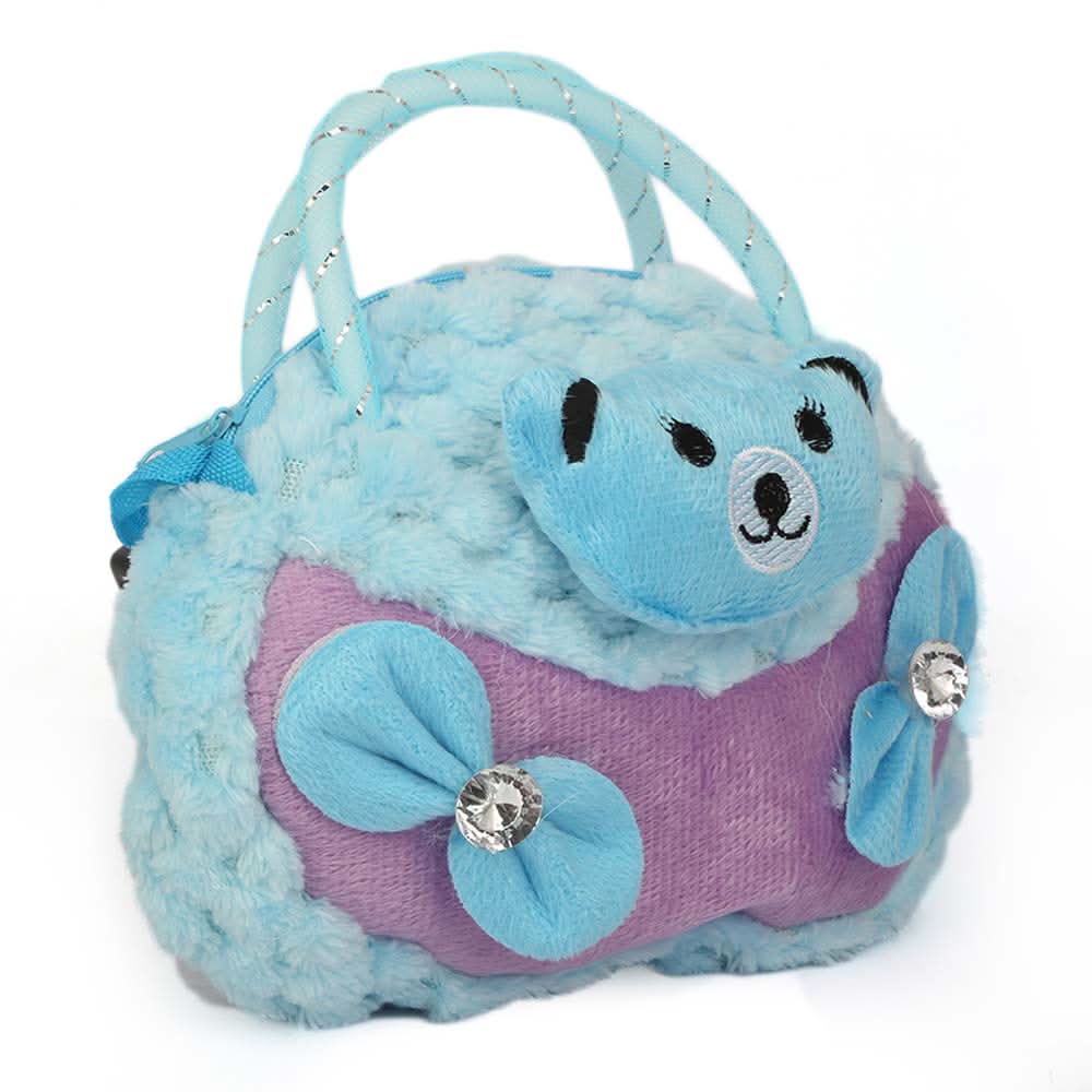 Girls Stuffed Bags 854 (851) - Blue, Kids Clothes, Chase Value, Chase Value