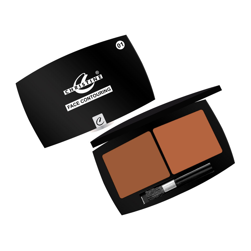Christine Face Contouring 4 Shades, Beauty & Personal Care, Highlighter, Christine, Chase Value