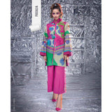 Sapphire 1Pcs Un-Stitched Shirt Pop Vol 2 - Faraja, Women, Unstitched Kurti, Sapphire, Chase Value