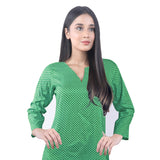 Karizma Chahat Printed Lawn 1 Pcs Un-Stitched Kurti - Green, Women, Unstitched Kurti, United Textiles, Chase Value