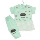 Newborn Girls Suit 2Pcs - Green, Kids, NB Girls Sets And Suits, Chase Value, Chase Value