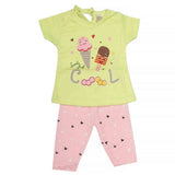 Newborn Girls Suit 2Pcs - Green, Kids, NB Girls Sets And Suits, Chase Value, Chase Value