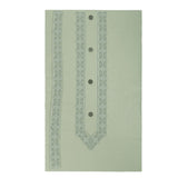 Men's Mashriq Embroidered Un-Stitched Suit - Green, Men, Unstitched Fabric, Chase Value, Chase Value