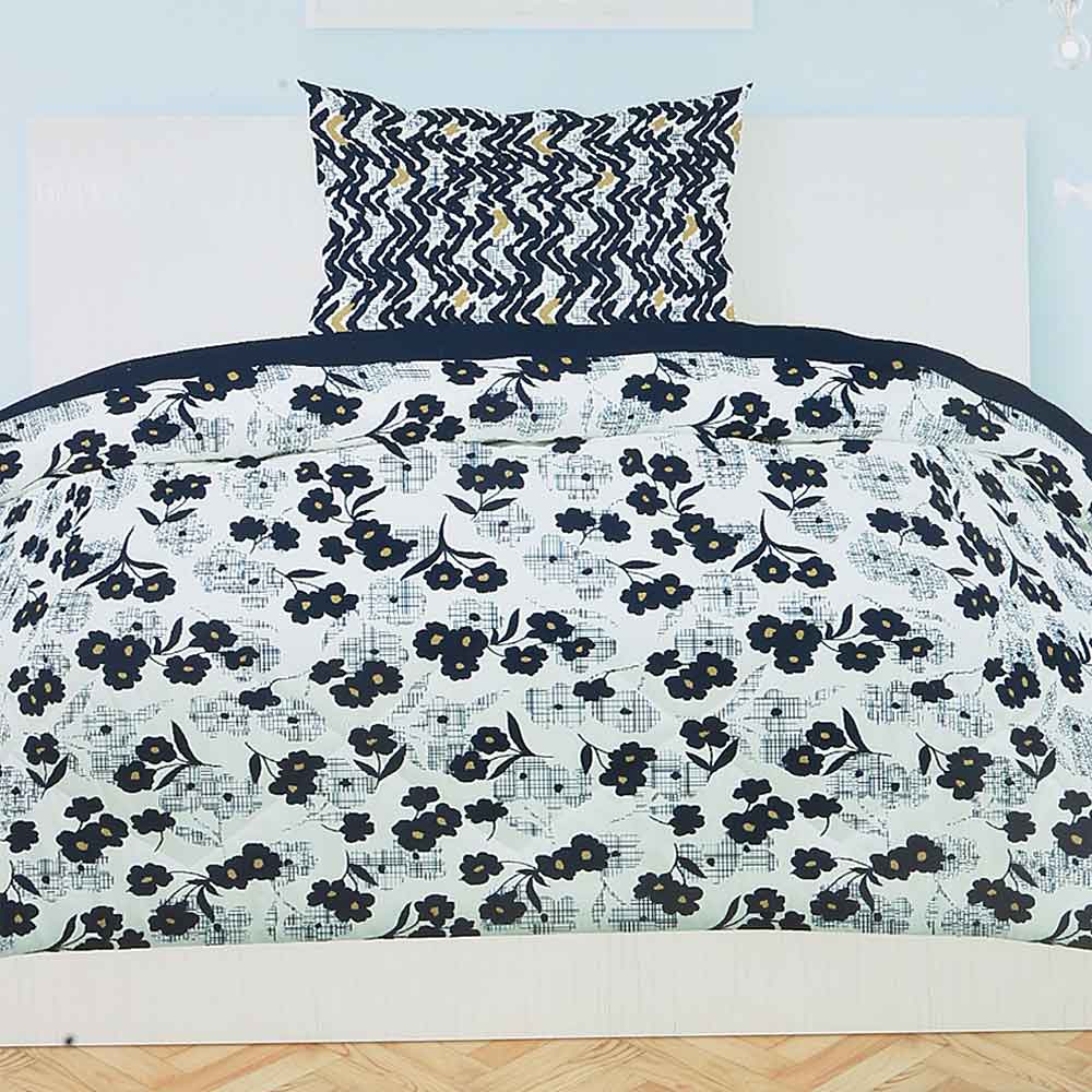 Printed Percale Finish Single Bed Sheet Set 2 pcs - Multi, Home & Lifestyle, Single Bed Sheet, Chase Value, Chase Value