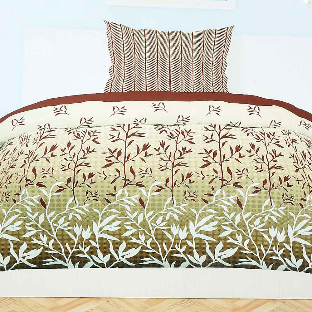 Printed Percale Finish Single Bed Sheet Set 2 pcs - Multi, Home & Lifestyle, Single Bed Sheet, Chase Value, Chase Value