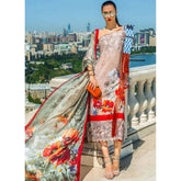 Honey Waqar Luxury Embroidered Lawn 3 Piece Un-Stitched Suit - A12, Women, 3Pcs Shalwar Suit, Regalia Textiles, Chase Value