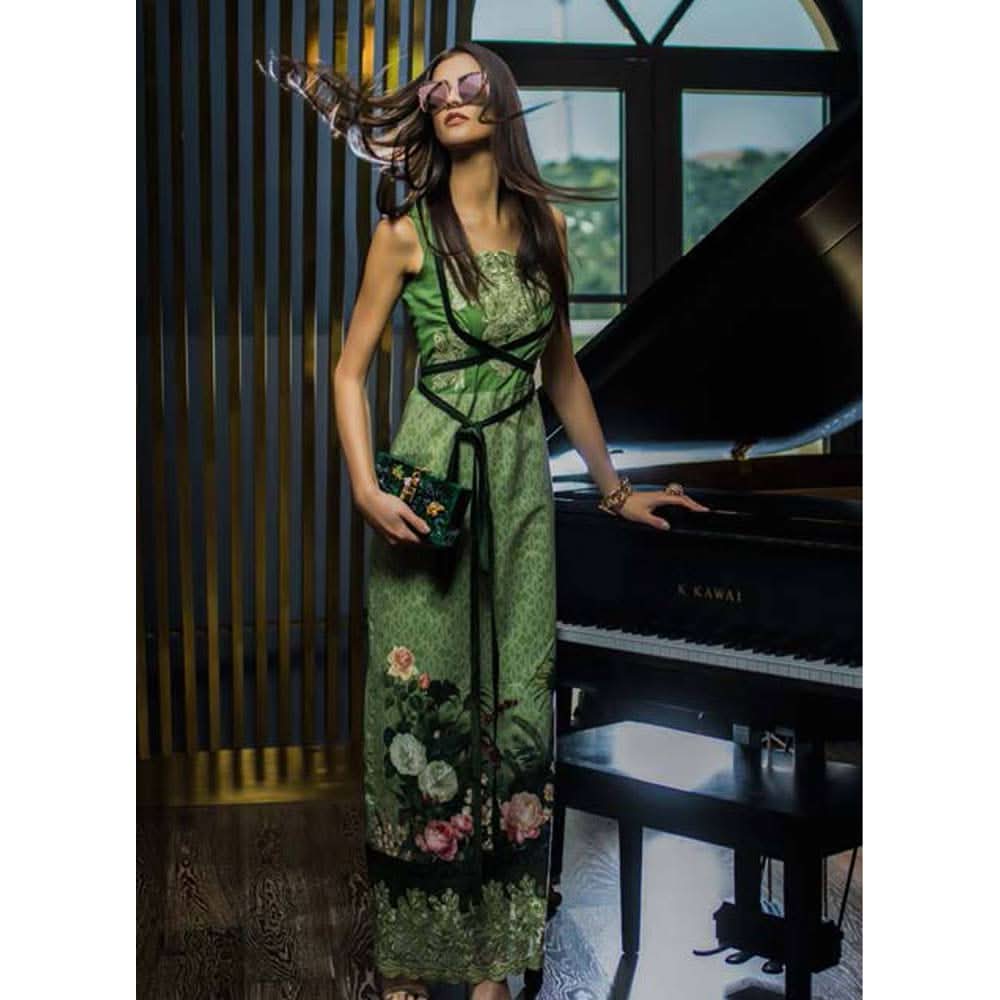 Honey Waqar Luxury Embroidered Lawn 3 Piece Un-Stitched Suit - A1, Women, 3Pcs Shalwar Suit, Regalia Textiles, Chase Value