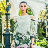 Honey Waqar Luxury Embroidered Lawn 3 Piece Un-Stitched Suit - B1, Women, 3Pcs Shalwar Suit, Regalia Textiles, Chase Value
