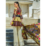 Honey Waqar Luxury Embroidered Lawn 3 Piece Un-Stitched Suit - A2, Women, 3Pcs Shalwar Suit, Regalia Textiles, Chase Value
