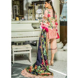 Honey Waqar Luxury Embroidered Lawn 3 Piece Un-Stitched Suit - B7, Women, 3Pcs Shalwar Suit, Regalia Textiles, Chase Value
