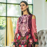 Honey Waqar Luxury Embroidered Lawn 3 Piece Un-Stitched Suit - B8, Women, 3Pcs Shalwar Suit, Regalia Textiles, Chase Value