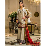 Honey Waqar Luxury Embroidered Lawn 3 Piece Un-Stitched Suit - B9, Women, 3Pcs Shalwar Suit, Regalia Textiles, Chase Value