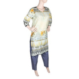 Women's Printed Lawn 2 Pcs Stitched Suit - Multi, Women, Shalwar Suits, Chase Value, Chase Value