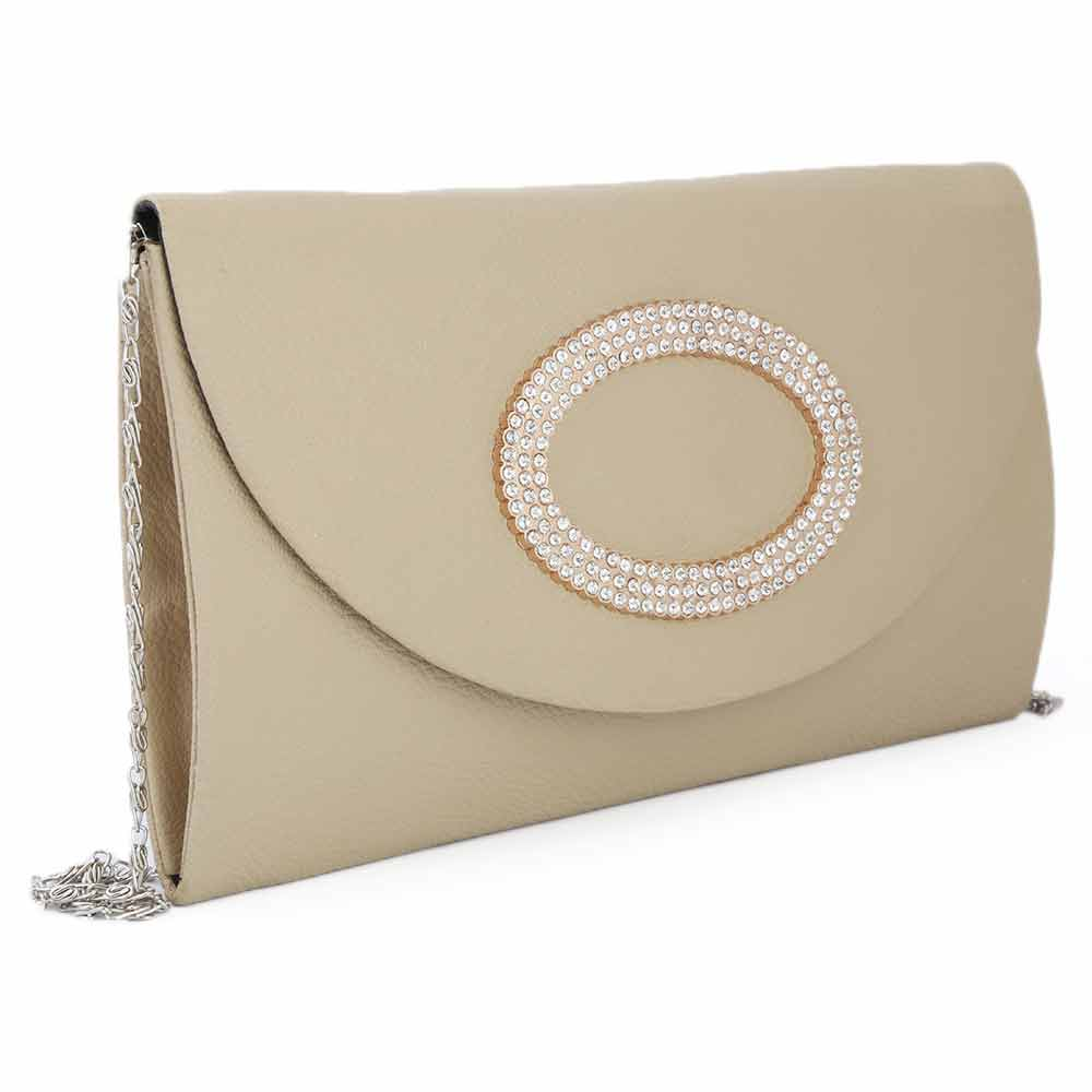 Women's Clutch (9128) - Beige, Women, Clutches, Chase Value, Chase Value