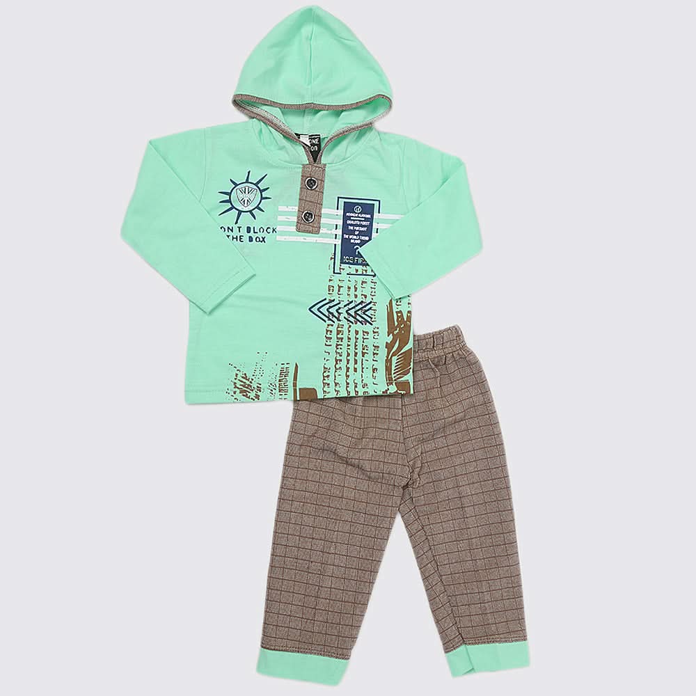 Newborn Boys Suits Full Sleeves - Cyan, Kids, NB Boys Sets And Suits, Chase Value, Chase Value