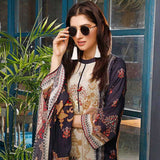 Zavia Digital Printed Lawn 3 Piece Un-Stitched Suit - 12, Women, 3Pcs Shalwar Suit, Fairdeal Textiles, Chase Value