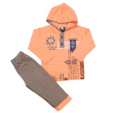 Newborn Boys Suits Full Sleeves - Peach, Kids, NB Boys Sets And Suits, Chase Value, Chase Value