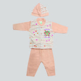 Newborn Boys Full Sleeves Suit - Peach, Kids, NB Boys Sets And Suits, Chase Value, Chase Value
