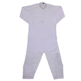 Boys Embroidered Kurta Shalwar Suit - White, Kids, Boys Shalwar Kameez, Chase Value, Chase Value