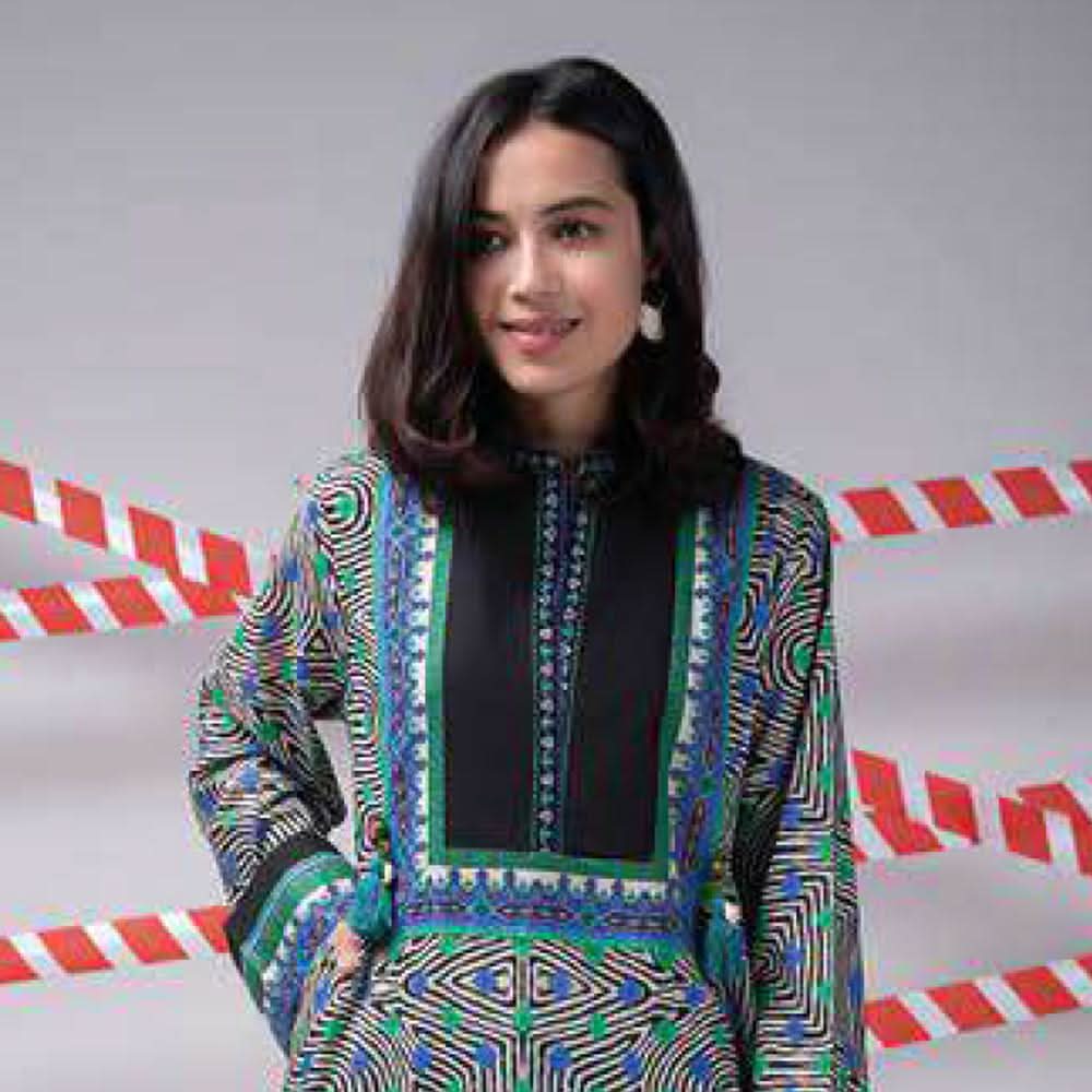 Sapphire 1Pcs Un-Stitched Shirt Day Vol 2 - Kanesha, Women, Unstitched Kurti, Sapphire, Chase Value