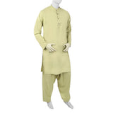Men's Mashriq Slim Fit Suit - Light Green, Men, Shalwar Kameez, Chase Value, Chase Value