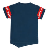 Boys Half Sleeves T-Shirt - Steel Blue, Kids, Boys T-Shirts, Chase Value, Chase Value