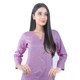 Karizma Chahat Printed Lawn 1 Pcs Un-Stitched Kurti - Light Purple, Women, Unstitched Kurti, United Textiles, Chase Value