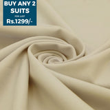 Men's Japani Boski Unstitched Suit - Off White, Men, Unstitched Fabric, Chase Value, Chase Value