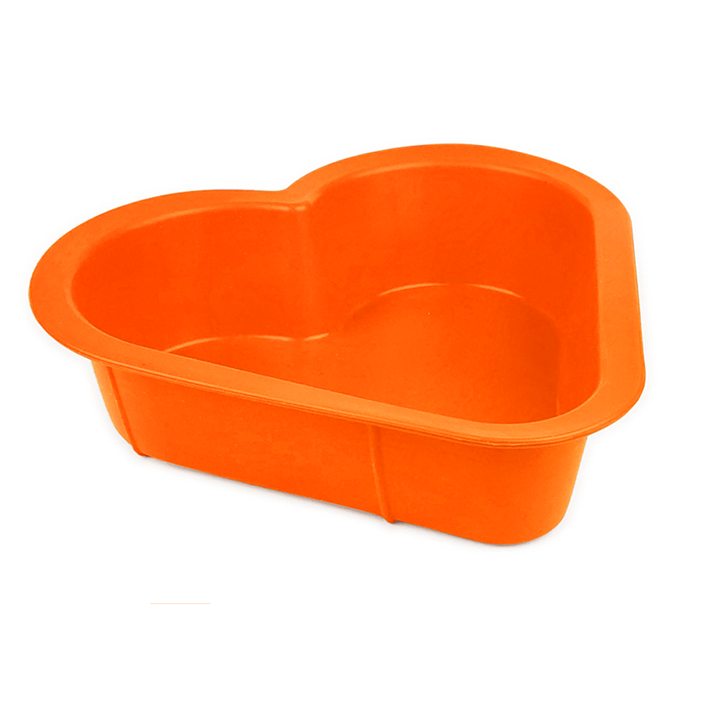 Cake Mould Silicon (M) - Orange, Home & Lifestyle, Baking, Chase Value, Chase Value
