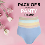 Women's Panty - Pack Of 5, Women Panties, Chase Value, Chase Value