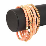 Girls Funky Bracelet - Peach, Kids, Bangles & Bracelet, Chase Value, Chase Value