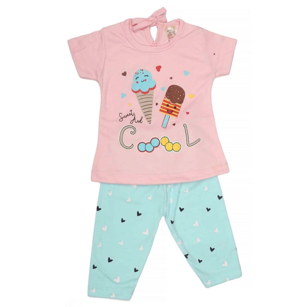 Newborn Girls Suit 2Pcs - Pink, Kids, NB Girls Sets And Suits, Chase Value, Chase Value