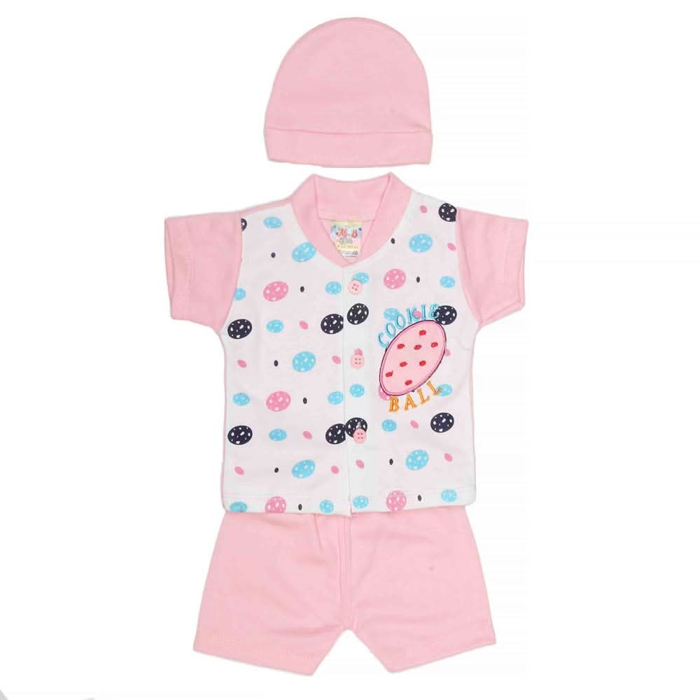 Newborn Boys Suits 3Pcs -Pink, Kids, NB Boys Sets And Suits, Chase Value, Chase Value