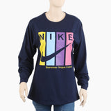 Women's Full Sleeves T-Shirt - Purple, Women T-Shirts & Tops, Chase Value, Chase Value