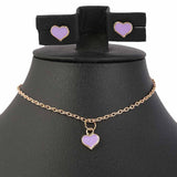 Girls Locket Set - Purple, Kids, Jewellery Sets, Chase Value, Chase Value