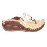 Women's Fancy Slipper ( R-8 ) - Brown, Women, Slippers, Chase Value, Chase Value