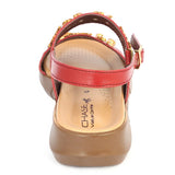 Women's Sandal ( S-222 ) - Red, Women, Sandals, Chase Value, Chase Value