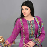 Five Star Classic Printed 3Pcs Unstitched Suit - 9, Women, 3Pcs Shalwar Suit, Chase Value, Chase Value