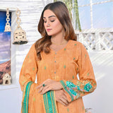 Five Star Classic Printed 3Pcs Unstitched Suit - 11, Women, 3Pcs Shalwar Suit, Chase Value, Chase Value