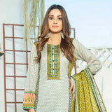Five Star Classic Printed 3Pcs Unstitched Suit - 15, Women, 3Pcs Shalwar Suit, Chase Value, Chase Value