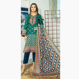 Five Star Classic Printed 3Pcs Unstitched Suit - 16, Women, 3Pcs Shalwar Suit, Chase Value, Chase Value