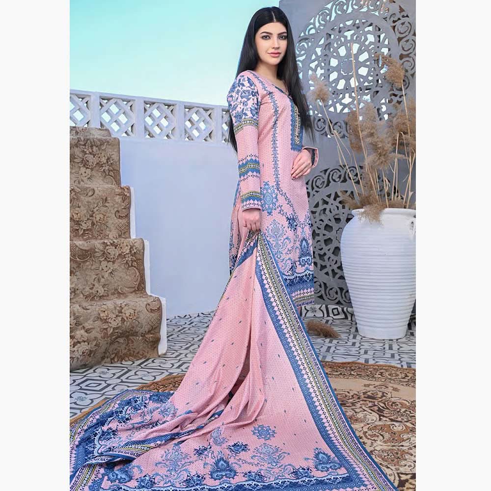 Five Star Classic Printed 3Pcs Unstitched Suit - 4, Women, 3Pcs Shalwar Suit, Chase Value, Chase Value