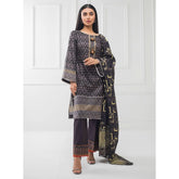 Subhata Printed Lawn 3 Piece Un-Stitched Suit - 03, Women, 3Pcs Shalwar Suit, Subhata, Chase Value