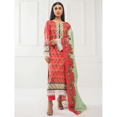 Subhata Printed Lawn 3 Piece Un-Stitched Suit - 13, Women, 3Pcs Shalwar Suit, Subhata, Chase Value