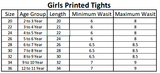 Girls Tights Bottom Print - White, Kids, Tights Leggings And Pajama, Chase Value, Chase Value