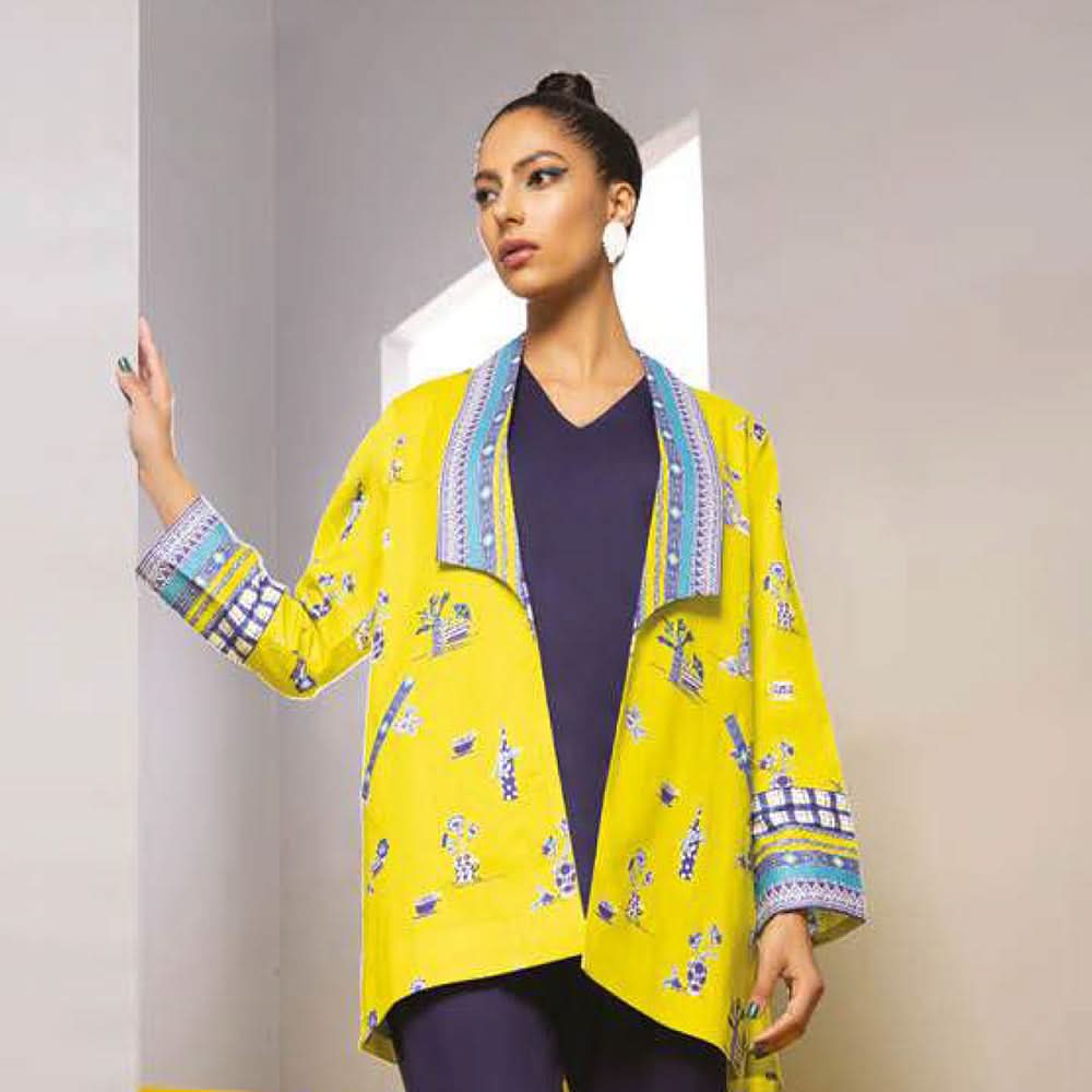Sapphire Lawn 1Pcs Un-Stitched Shirt Vol 1 WOEM - Teramo, Women, Unstitched Kurti, Sapphire, Chase Value