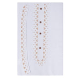 Men's Mashriq Embroidered Un-Stitched Suit - White, Men, Unstitched Fabric, Chase Value, Chase Value